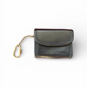 Coach Vintage Multi-function Purse Wallet with original brass chain key clip